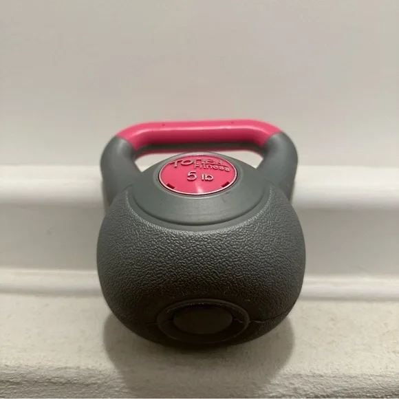 Tone Fitness 5 lb Kettlebell - Pink - Picture 8 of 9